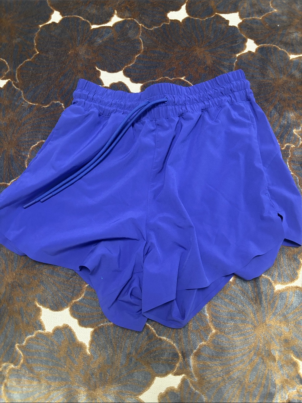 Athleta Royal Blue Women's Athletic Pull-On Shorts